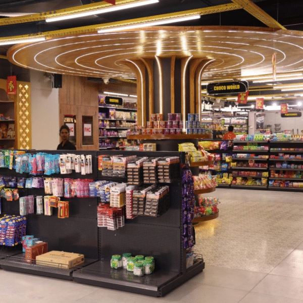 supermarket display rack