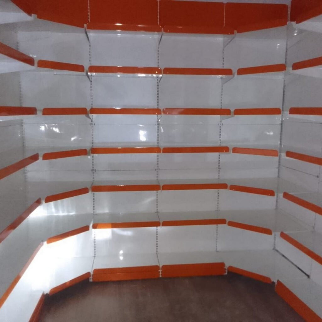 Corner Supermarket Display Rack