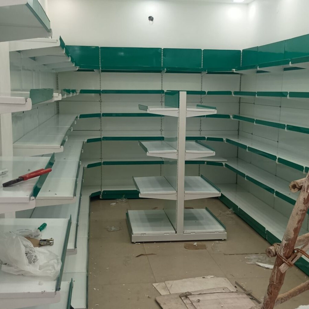 pharmacy display rack manufacturer in delhi