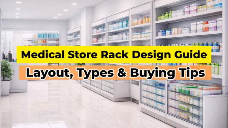 Pharmacy Rack Label Medical Store Display Rack Design | 2026 Buying Guide