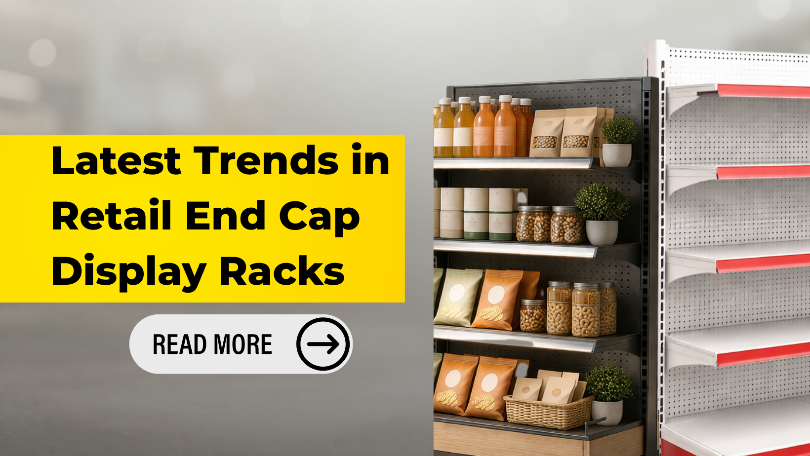 retail end cap display rack