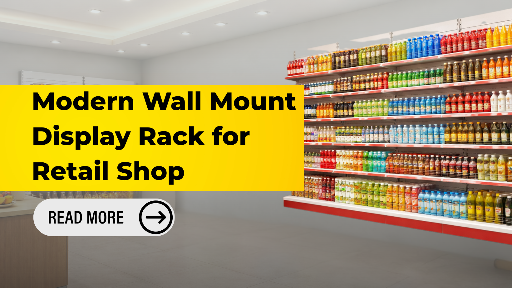 Wall Mount Display Rack for Shop