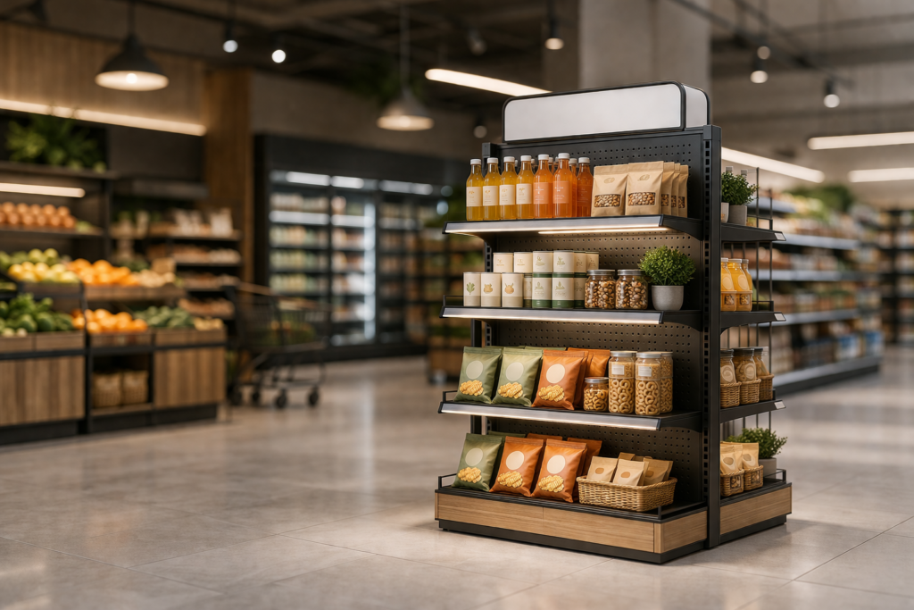 retail end cap display rack
