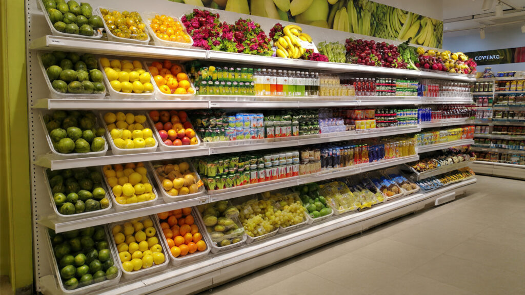 wall mount display rack for shop