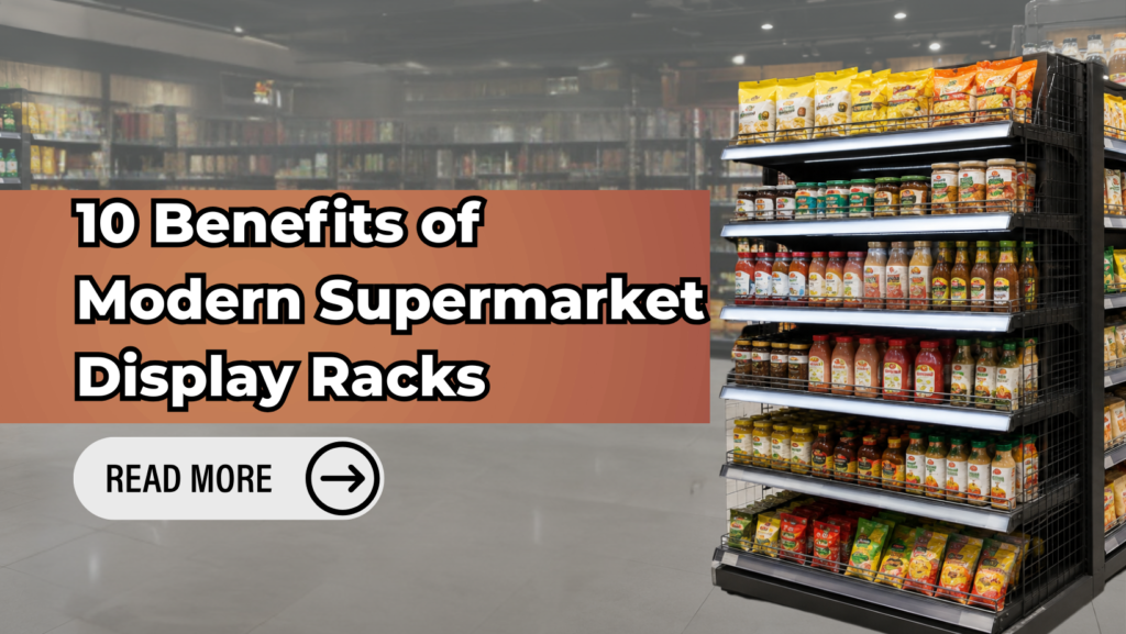 Modern Supermarket Display Racks
