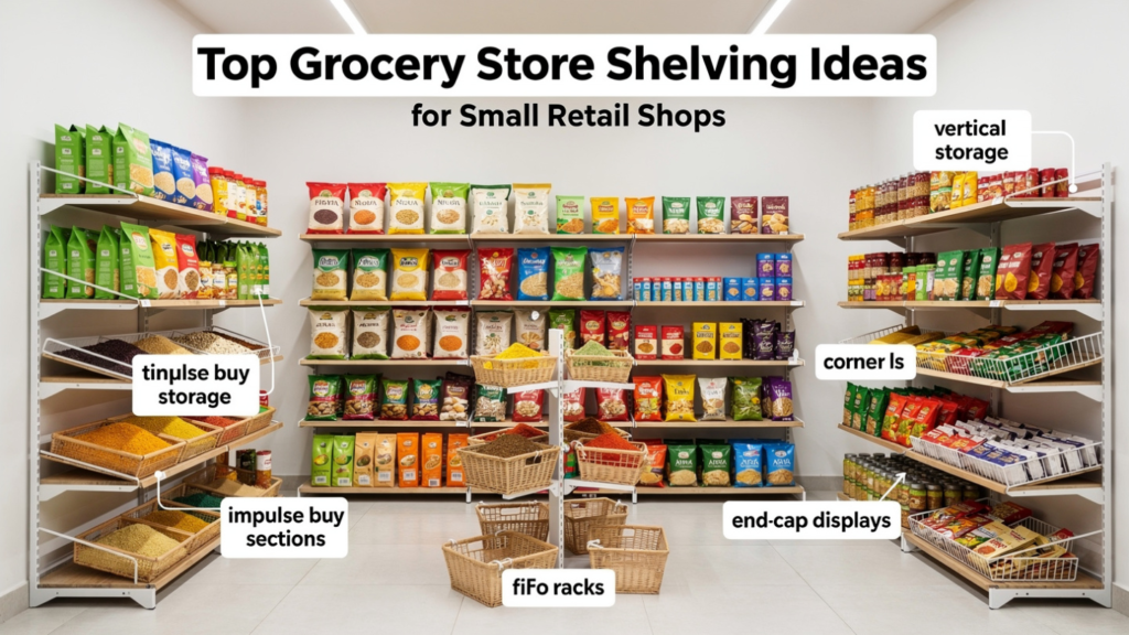 grocery store shelving ideas
