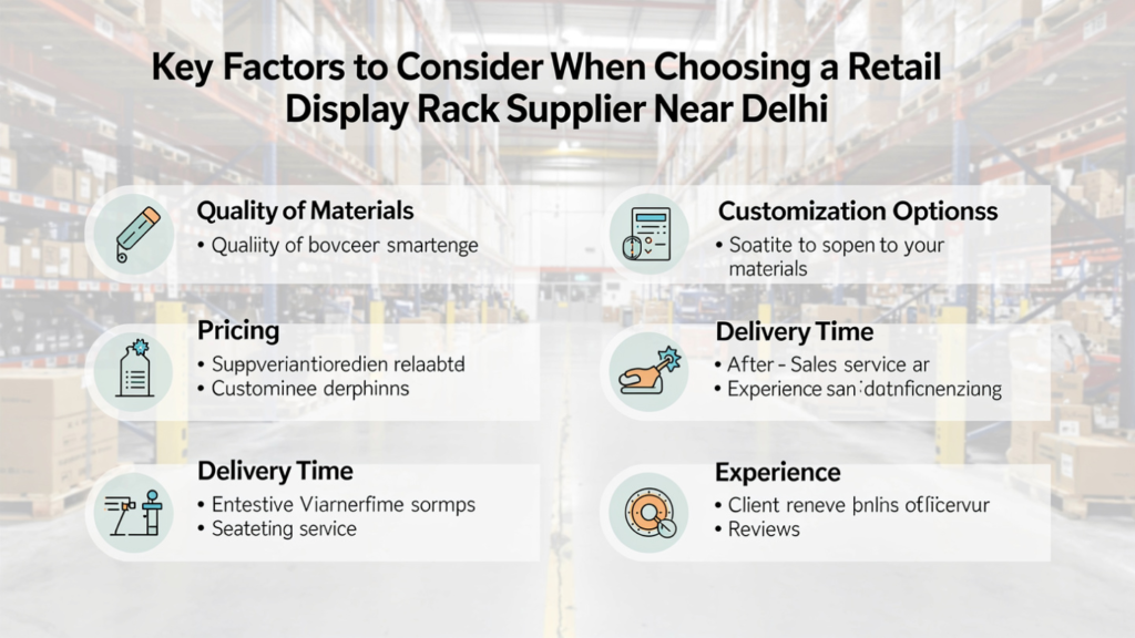 Retail Display Rack Supplier Delhi