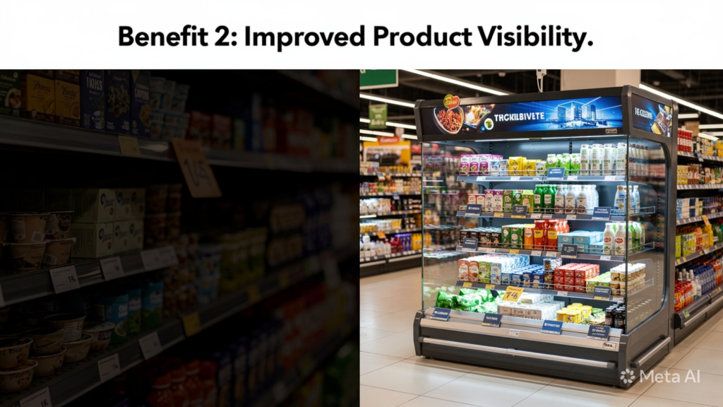 Modern Supermarket Display Racks
