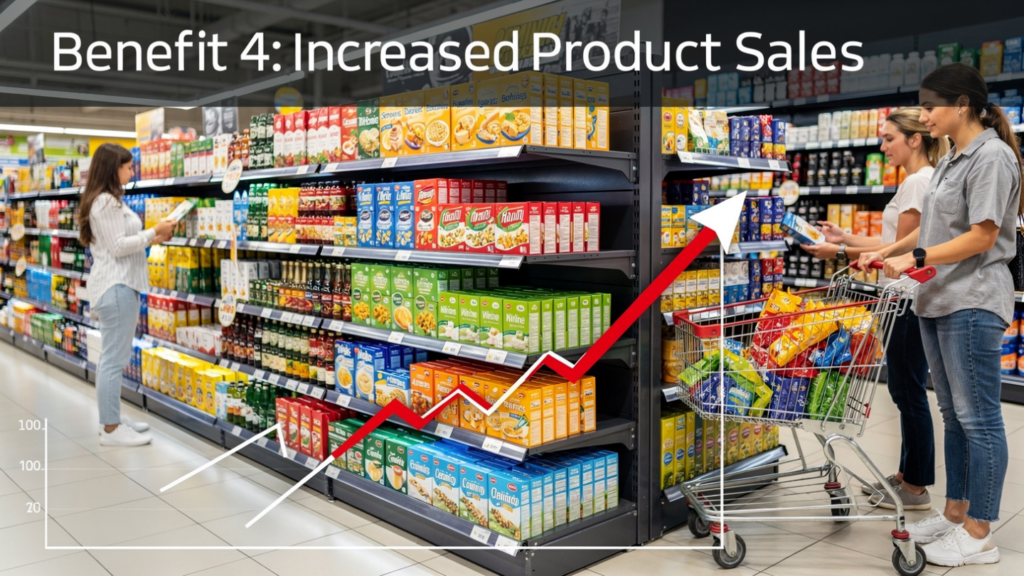 Modern Supermarket Display Racks