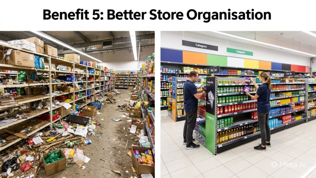 Modern Supermarket Display Racks