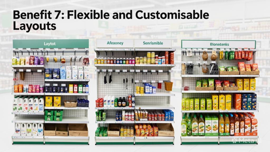 Modern Supermarket Display Racks